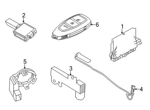 2017 Ford Focus Anti-Theft Components Diagram 1 - Thumbnail