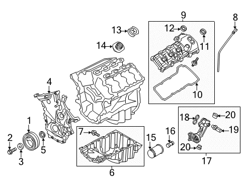 2012 Ford Mustang Pipe Assembly Diagram for BT4Z-6763-A