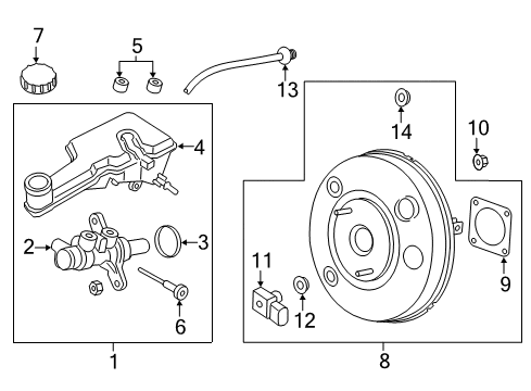 2018 Lincoln MKZ Dash Panel Components Diagram 2 - Thumbnail