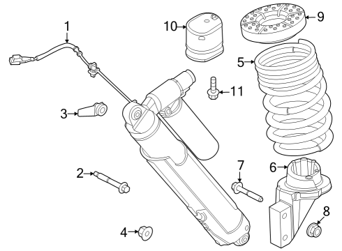 2021 Ford F-150 Shocks & Components - Rear Diagram 2 - Thumbnail