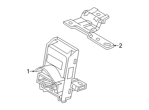 2017 Ford Focus Anti-Theft Components Diagram 3 - Thumbnail