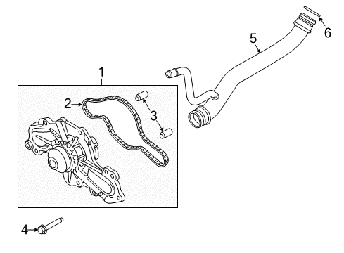 2013 Ford Police Interceptor Utility Water Pump Diagram