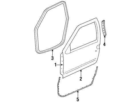 2000 Mercury Villager Windcord Diagram for 2F5Z-12207A14-AA