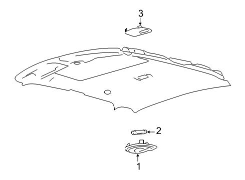 2008 Ford F-150 Interior Lamps Diagram 3 - Thumbnail