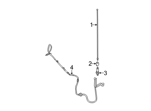 2002 Ford Explorer Antenna & Radio Diagram 1 - Thumbnail