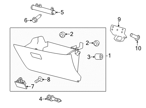 2014 Ford Edge Glove Box Diagram