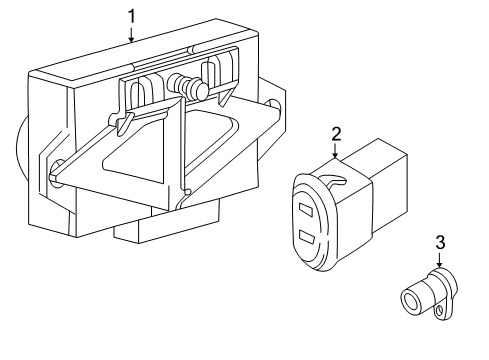 2009 Mercury Mountaineer Parking Aid Diagram 1 - Thumbnail