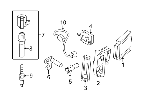 2011 Lincoln Town Car Powertrain Control Diagram 1 - Thumbnail