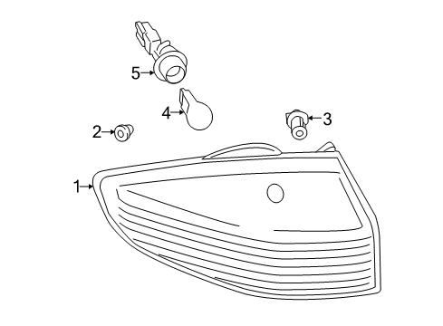 2019 Ford Fiesta Tail Lamps Diagram 3 - Thumbnail