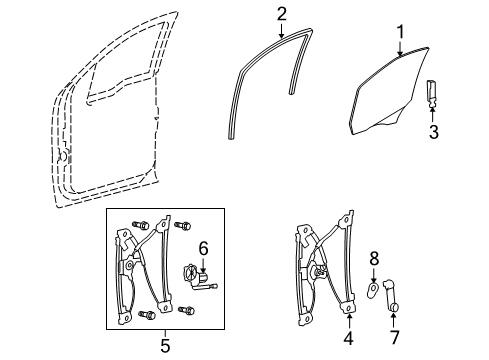 2014 Ford F-150 Front Door Diagram 1 - Thumbnail