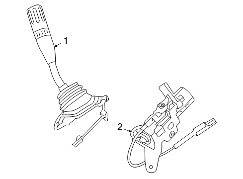 2009 Ford F-150 Gear Shift Control - AT Diagram