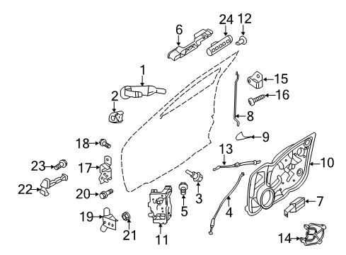 2012 Lincoln MKZ Module Diagram for BH6Z-54235A86-A