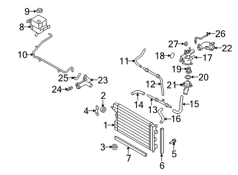 2007 Mercury Montego Module - Engine Control - EEC Diagram for 7U7Z-12A650-MCRM