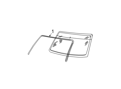 2009 Ford Explorer Reveal Moldings Diagram