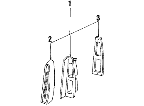 1984 Lincoln Continental Tail Lamps Diagram