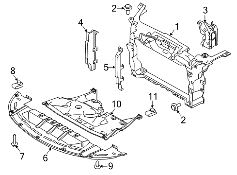 2012 Ford Taurus Deflector - Air Diagram for AG1Z-8311-A