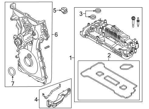 2021 Lincoln Corsair Valve & Timing Covers Diagram 2 - Thumbnail