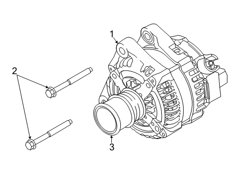 2016 Ford Focus Alternator Diagram 1 - Thumbnail