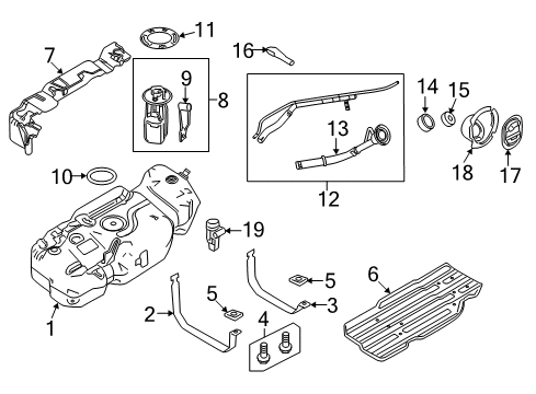 2009 Ford Expedition Fuel System Components Diagram 1 - Thumbnail