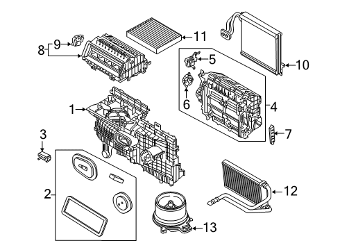 2020 Ford Escape Automatic Temperature Controls Diagram 2 - Thumbnail