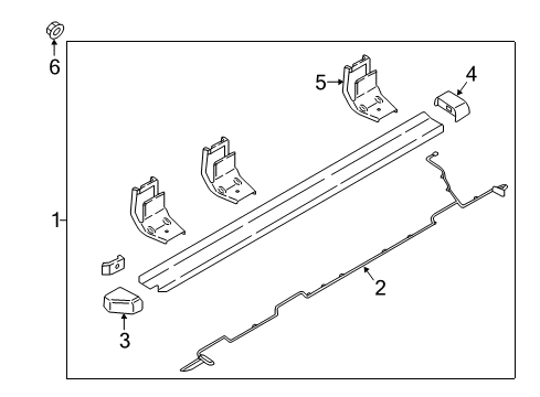 2022 Ford F-350 Super Duty Running Board Diagram 10 - Thumbnail