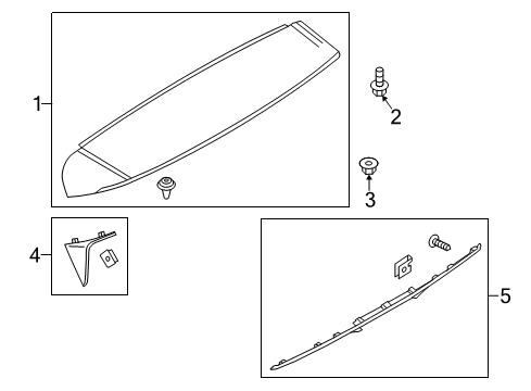 2015 Lincoln MKC Rear Spoiler Diagram