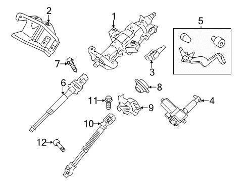 2007 Lincoln Navigator Housing & Components Diagram