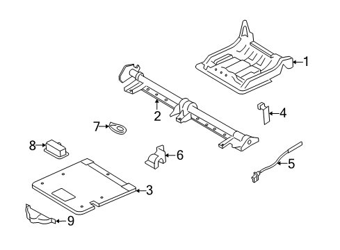 2007 Ford Freestyle Rear Seat Diagram 4 - Thumbnail