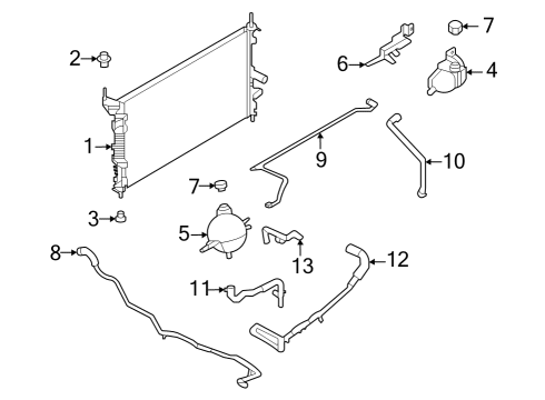 2023 Ford E-Transit Cooling System  Diagram 3 - Thumbnail