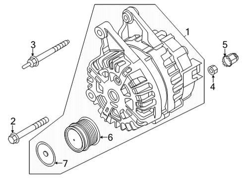 2022 Ford Bronco Sport Alternator Diagram 2 - Thumbnail