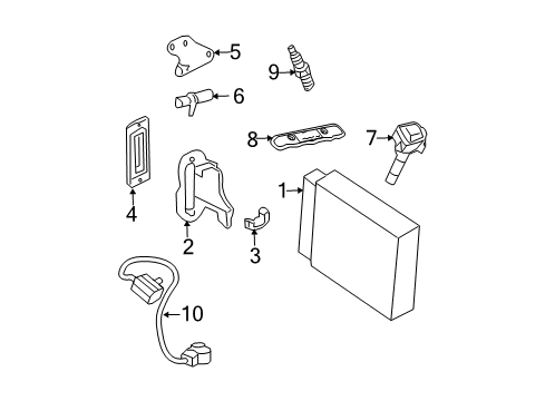 2003 Mercury Grand Marquis Powertrain Control Diagram 1 - Thumbnail