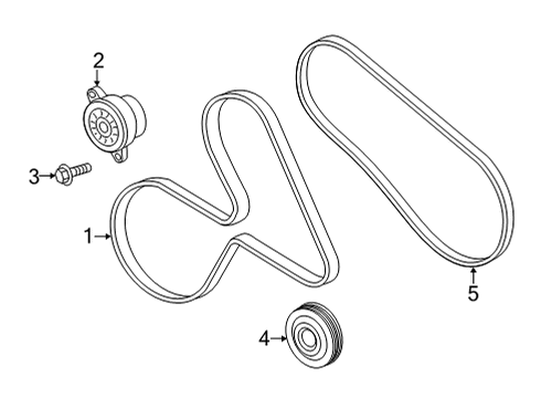 2021 Ford F-150 Belts & Pulleys Diagram 10 - Thumbnail