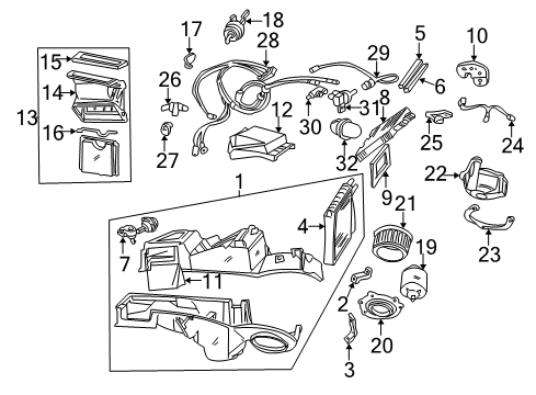 2004 Ford Mustang Air Conditioner Diagram 3 - Thumbnail