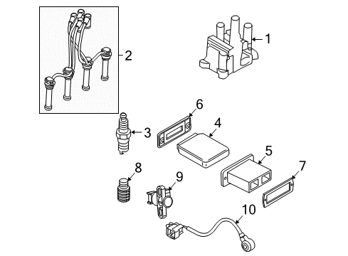 2001 Ford Ranger Ignition System Diagram 1 - Thumbnail