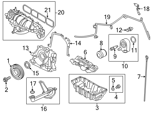 2013 Ford Fusion Senders Diagram 1 - Thumbnail