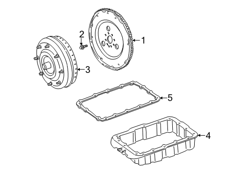 2006 Ford Freestyle Pan Assembly - Transmission Oil Diagram for 5F9Z-7A194-B