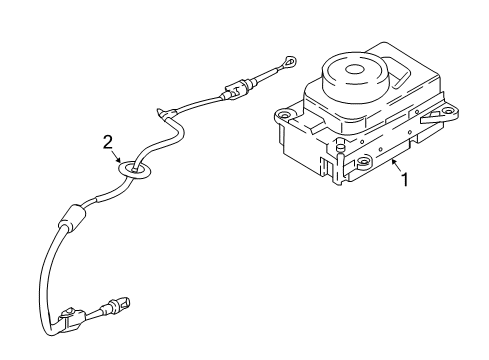 2018 Ford Expedition SELECTOR ASSY - TRANSMISSION Diagram for JL1Z-7P155-T