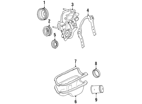 1993 Mercury Sable Filters Diagram 3 - Thumbnail