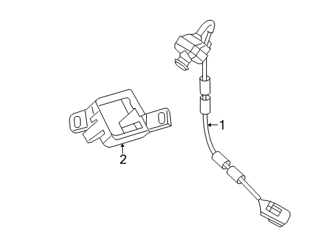 2009 Ford E-150 Parking Aid Diagram 1 - Thumbnail