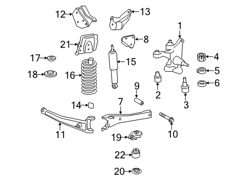 2017 Ford F-350 Super Duty Joint Assembly - Ball Diagram for HC3Z-3049-A