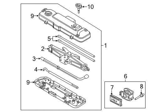 2013 Ford F-150 Jack & Components Diagram 2 - Thumbnail