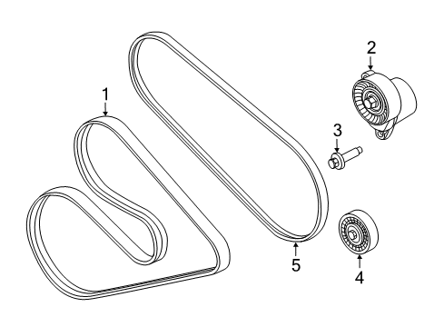 2018 Ford F-150 Belts & Pulleys, Maintenance Diagram 4 - Thumbnail