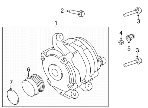 2022 Ford Bronco Sport Alternator Diagram 3 - Thumbnail