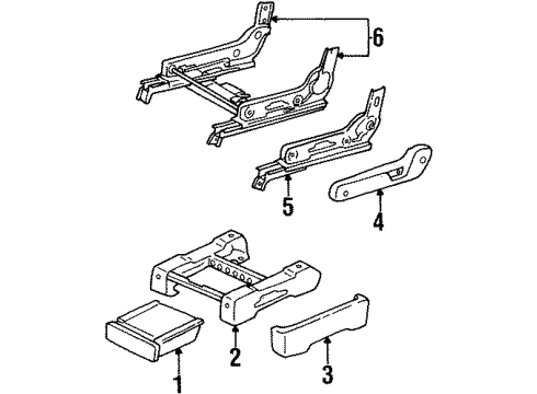 2001 Mercury Villager Switch Assembly Diagram for XF5Z-14A701-AA