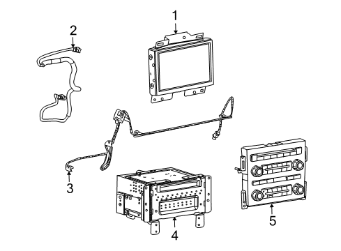 2009 Lincoln MKS Navigation System Diagram 1 - Thumbnail