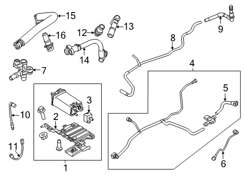 2011 Ford Explorer Emission Components Diagram