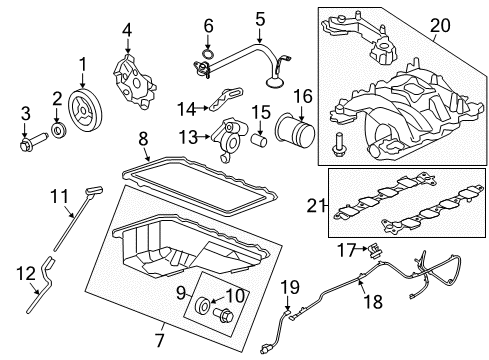 2003 Ford Crown Victoria Wiring Assembly Diagram for 5W7Z-6B019-AA