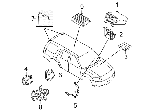 2007 Lincoln Navigator Sound System Diagram