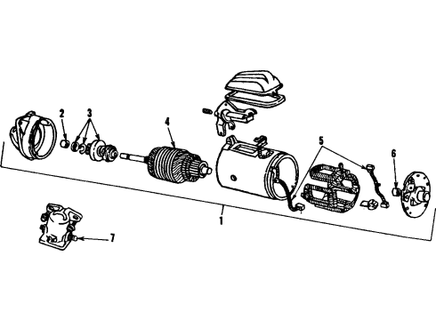 1992 Ford Mustang Starter Diagram