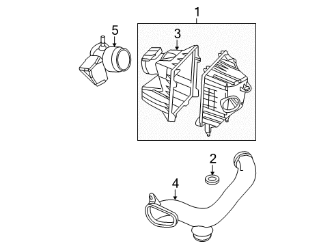 2008 Ford Escape Air Intake Diagram